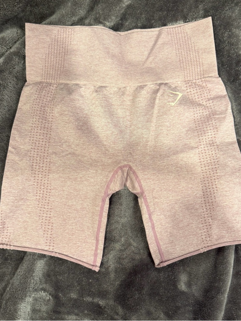Gym shark Light Mauve Seamless High-Waist Workout Shorts